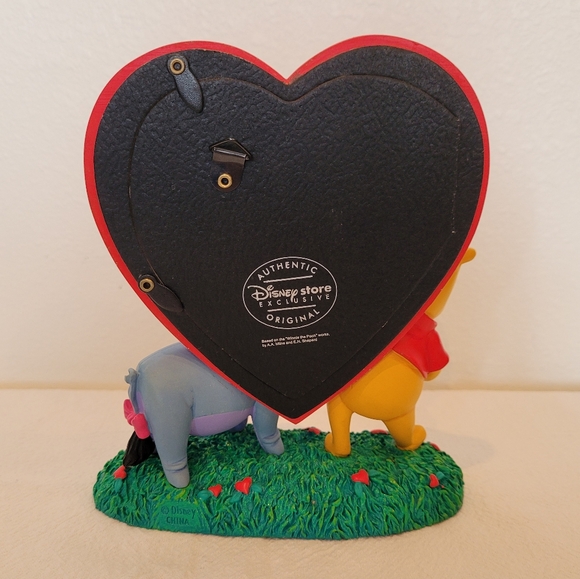 Disney Store Winnie The Pooh Red Heart Shaped Picture/Photo Frame. - Picture 5 of 11